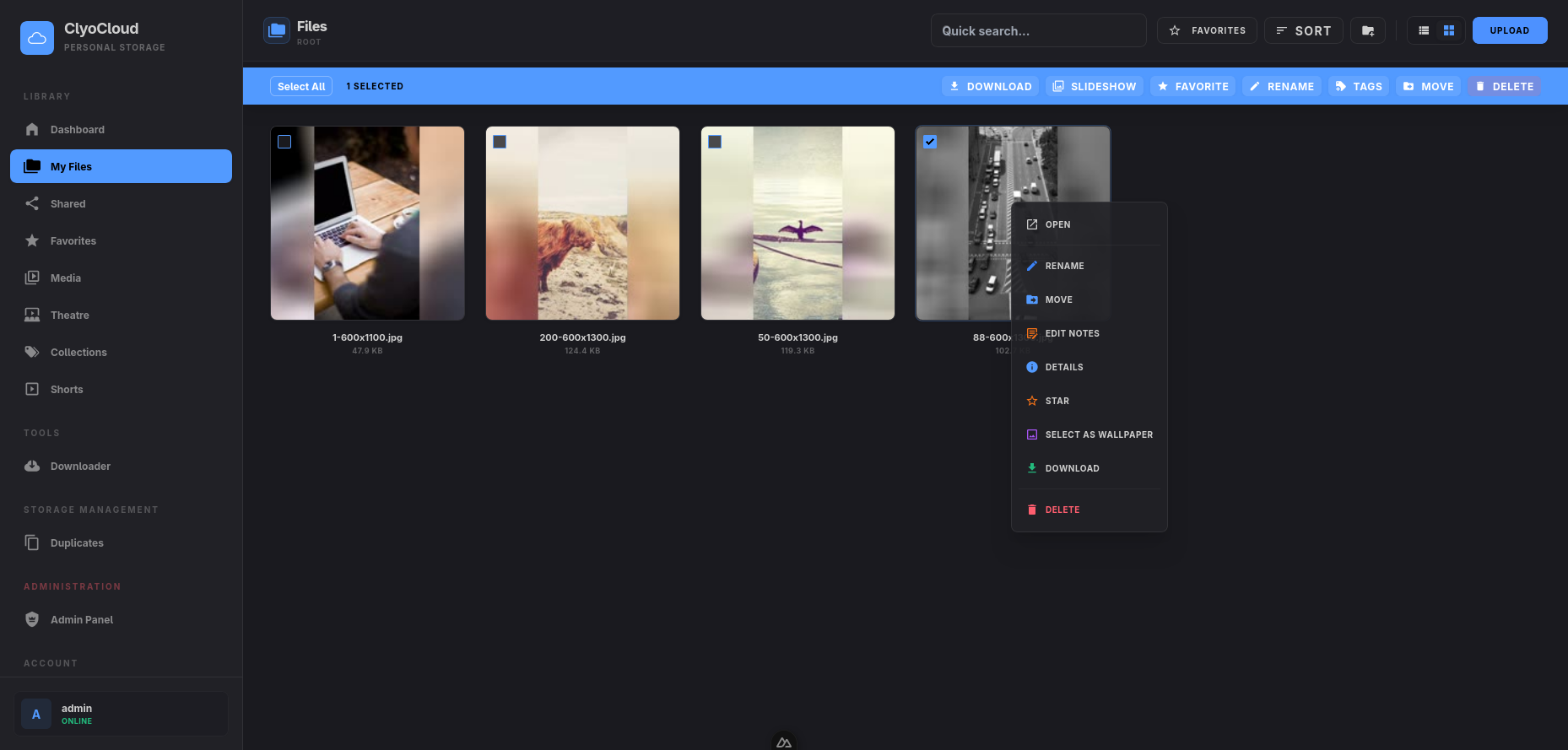 My Files Browser